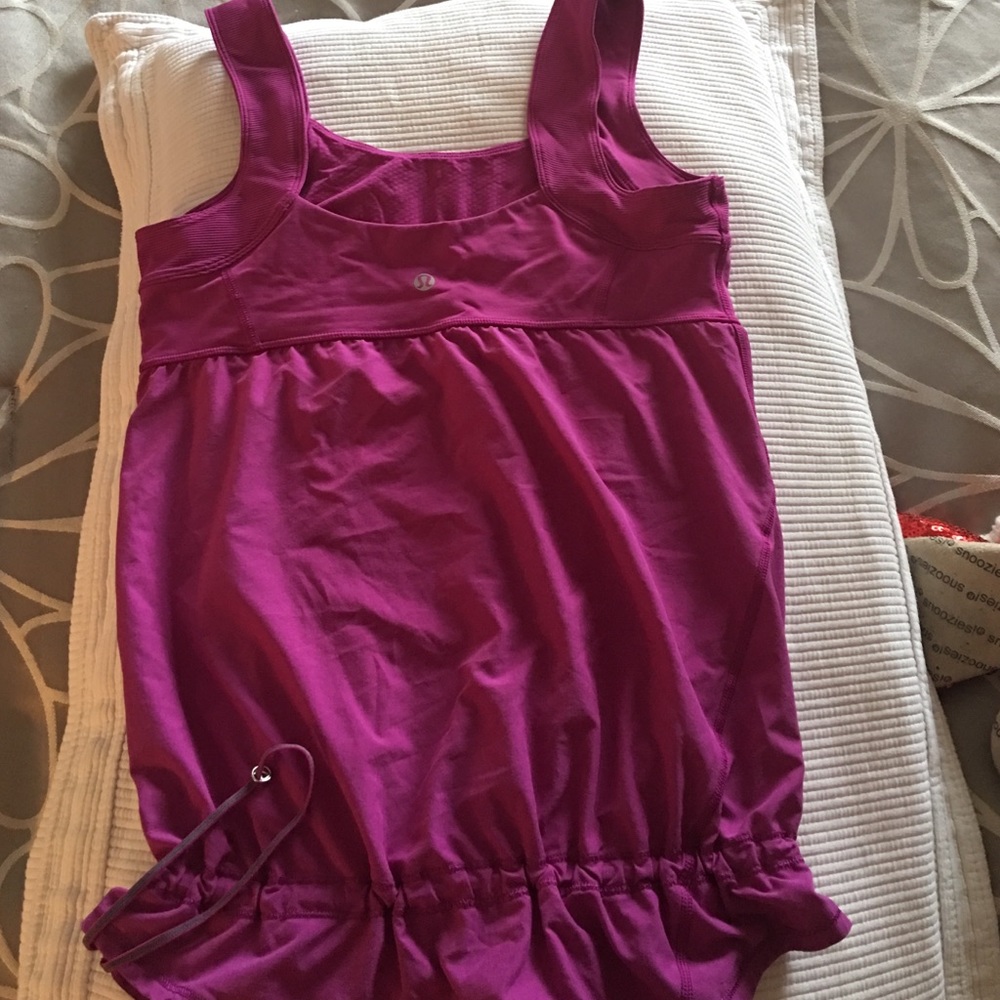 Lululemon hot pink tank top