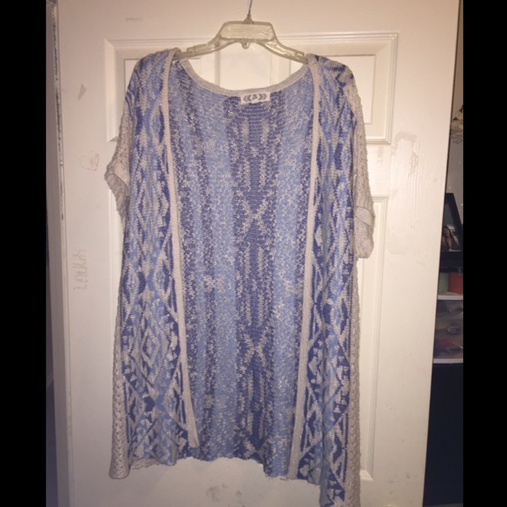 ⛔️ RESERVED ⛔️ A fabulous blue cardigan