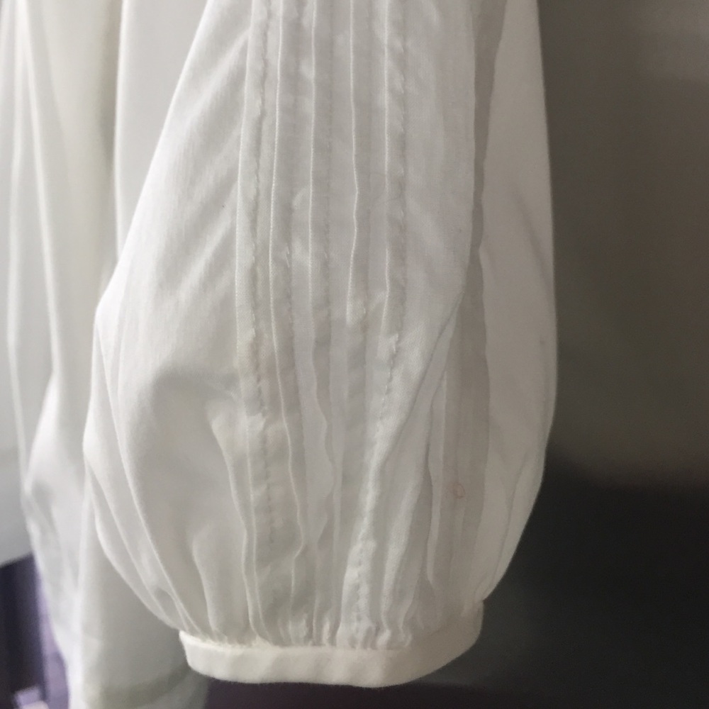 DVF cotton blouse size 2 with delicate detailing - Picture 3 of 4