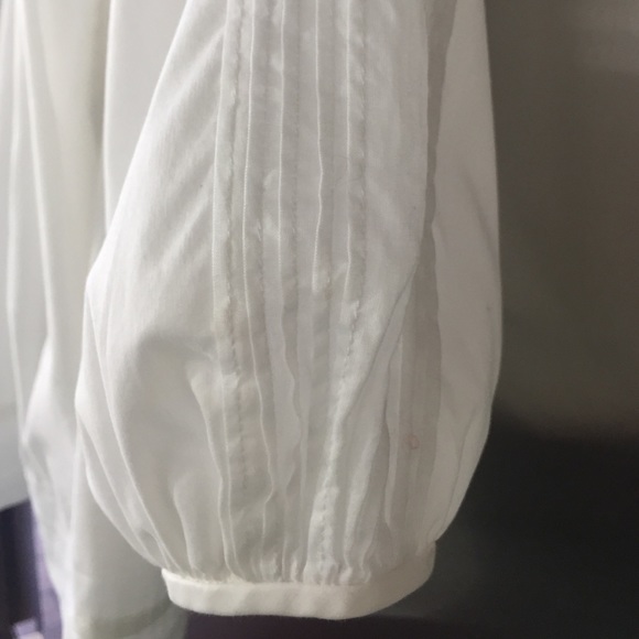 DVF cotton blouse size 2 with delicate detailing - Picture 3 of 4