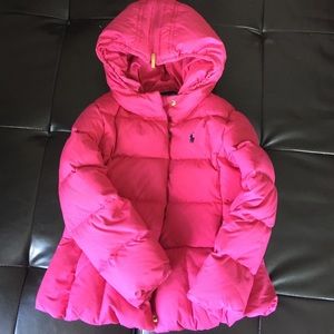 Girls Ralph Lauren Puffer Winter Jacket