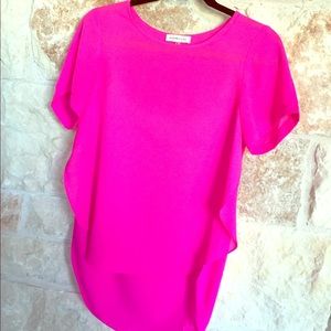 Hot Pink Sugar+L!ps High-Low Top