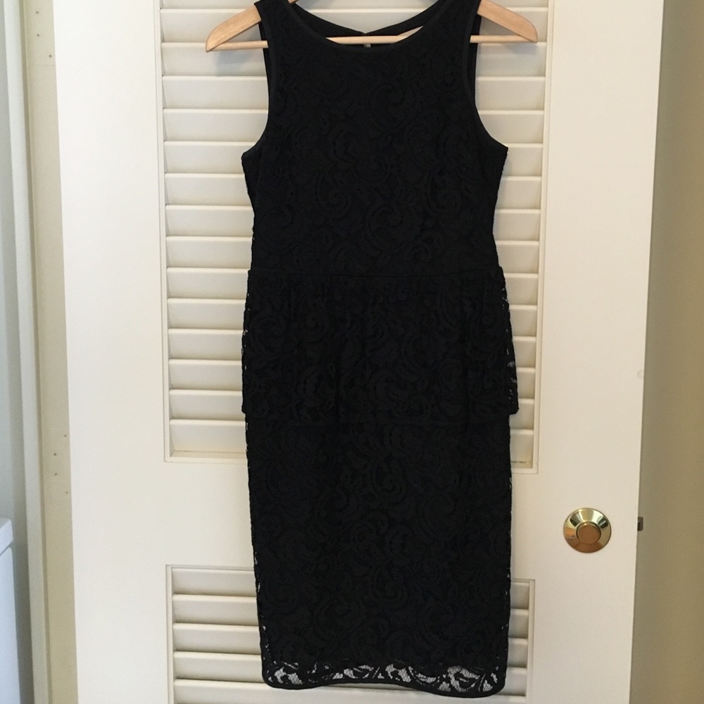 Little black lace dress