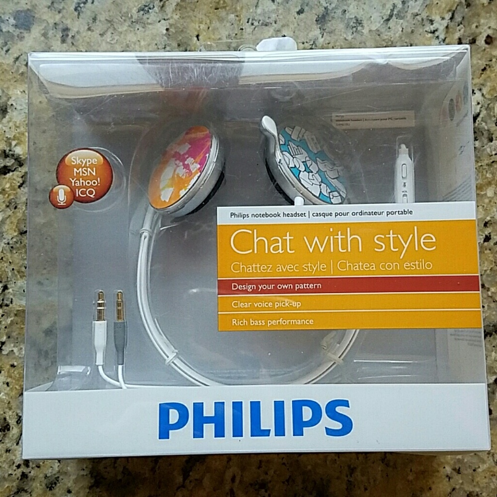 New Philips Notebook Headset Chat With Style