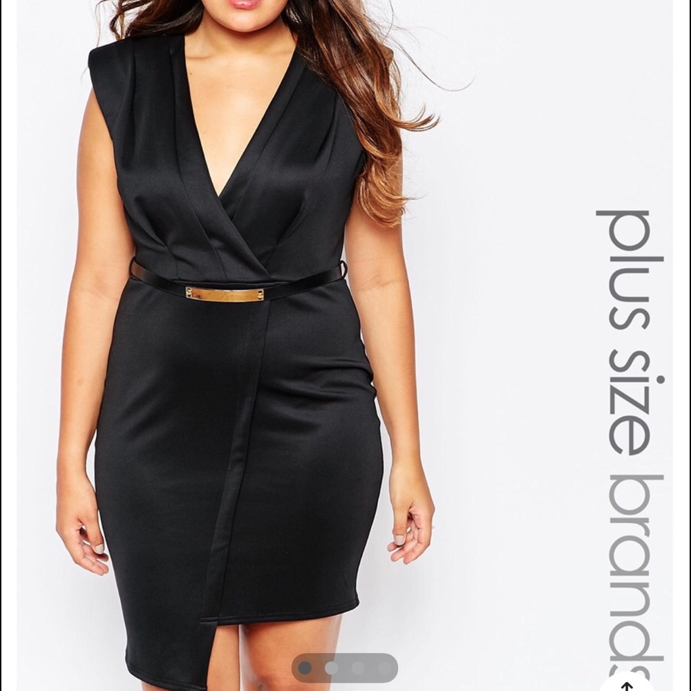 Sexy Little Black dress with Gold belt