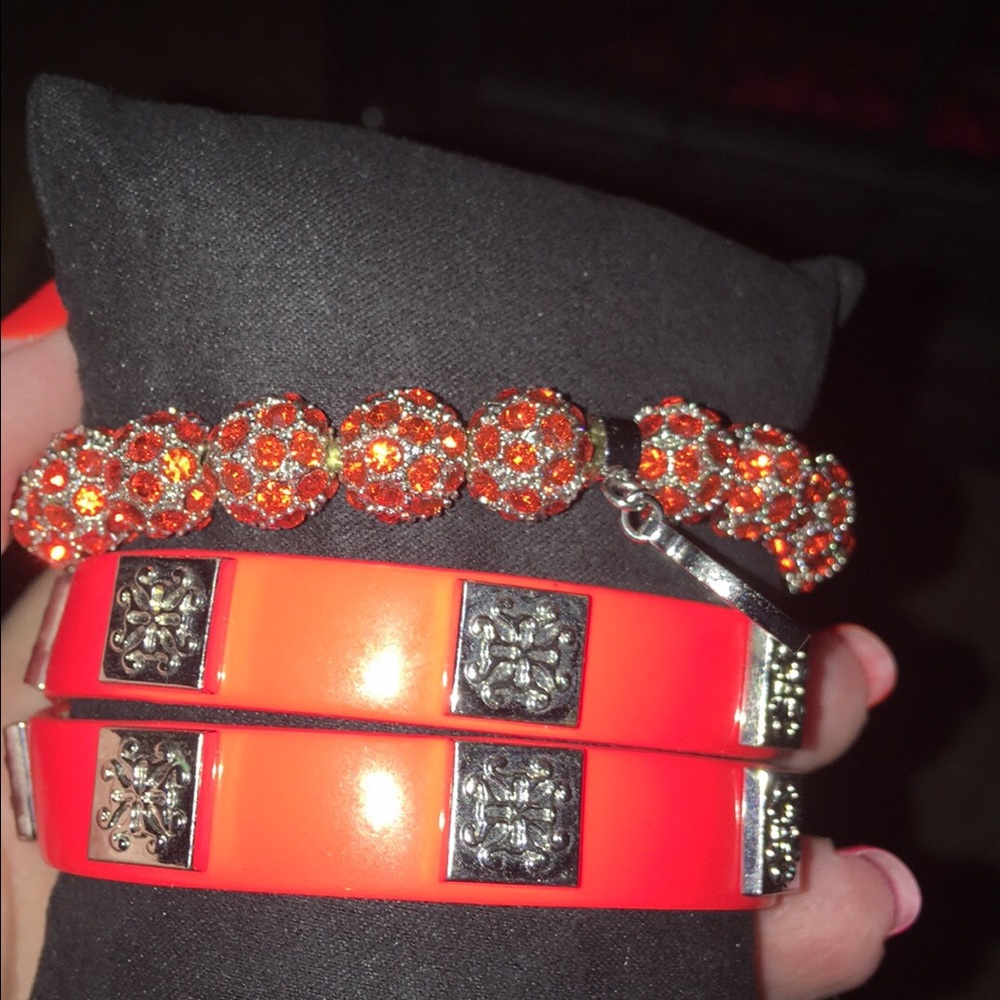 Rustic Cuff Orange Kennedy/Orange Double Meagan