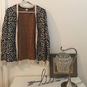 Leopard cardigan 🌹