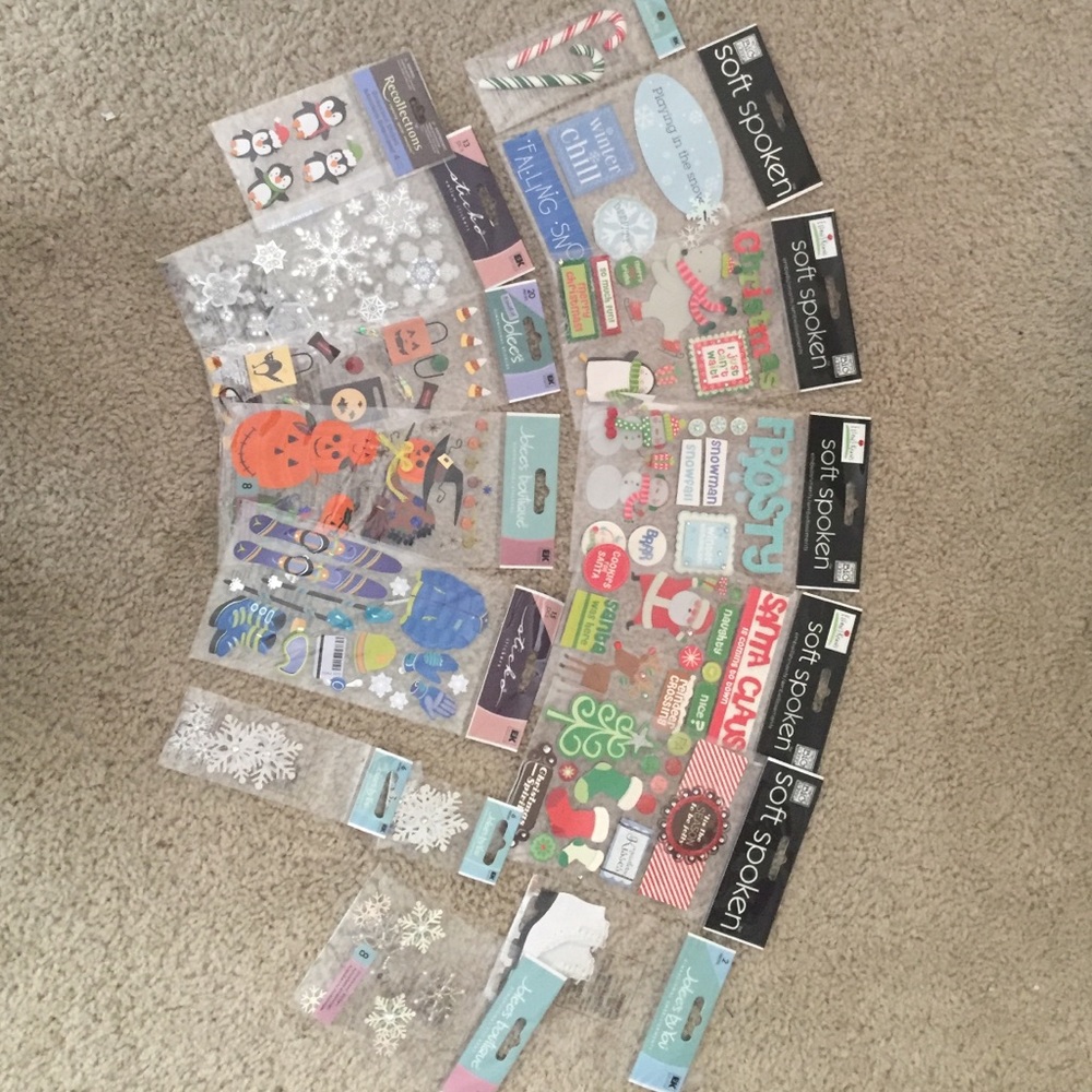 Scrap booking stickers!