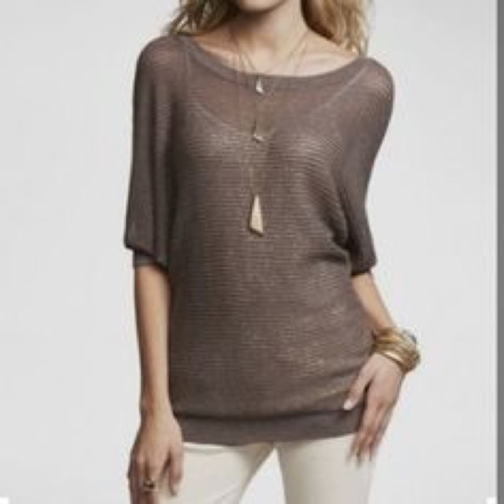 Purple marbled dolman top