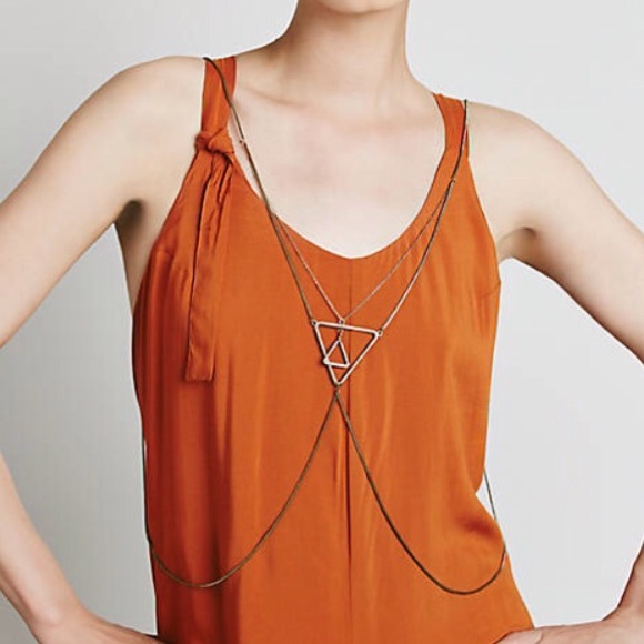 Free People Jewelry - Free People Boho Coachella Chain Harness