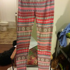 Colorful leggings, full length