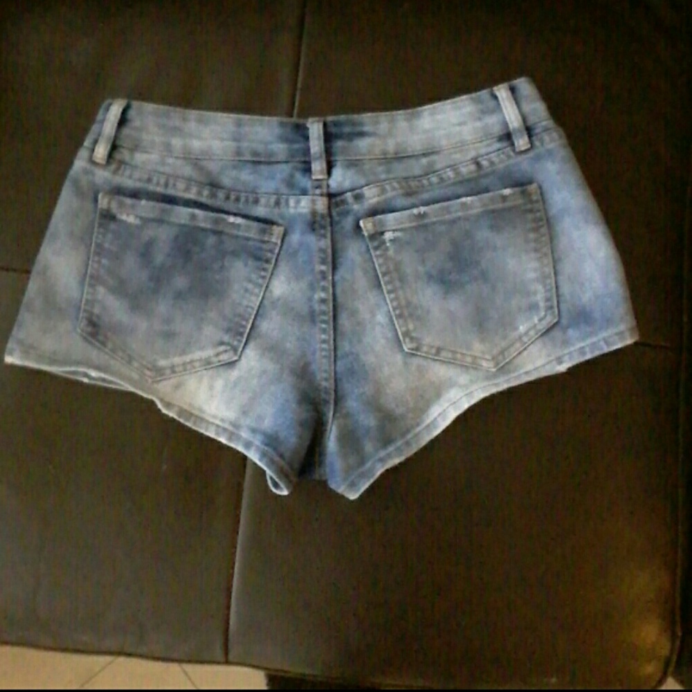TRENDY  tie dyed  SEXY  super short shorts