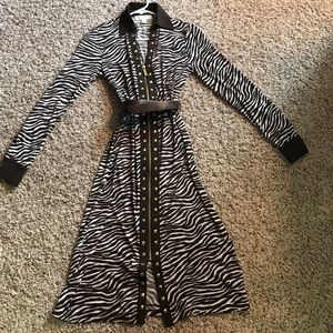 Final Sale.   Michael Kors Brown Zebra print