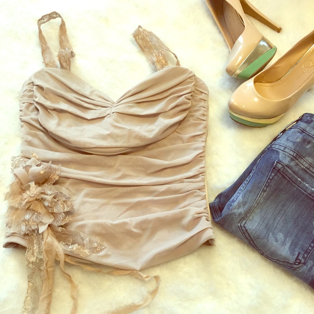 BCBG corset top