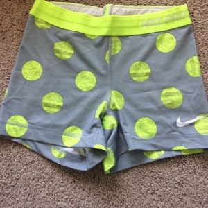 Polkadotted Nike pros