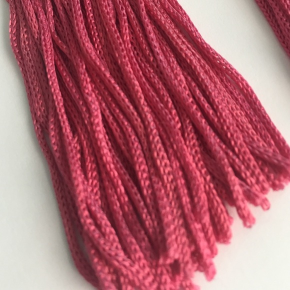 NEW VANESSA MOONEY ASTRID KNOTTED TASSEL EARRINGS - Picture 3 of 3