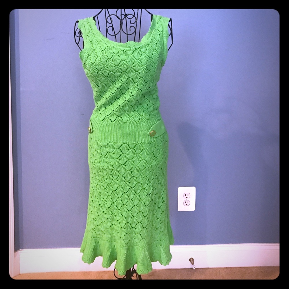 Rare Lime Lilly knit dress🍋