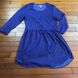 O'Neill M blue printed dress
