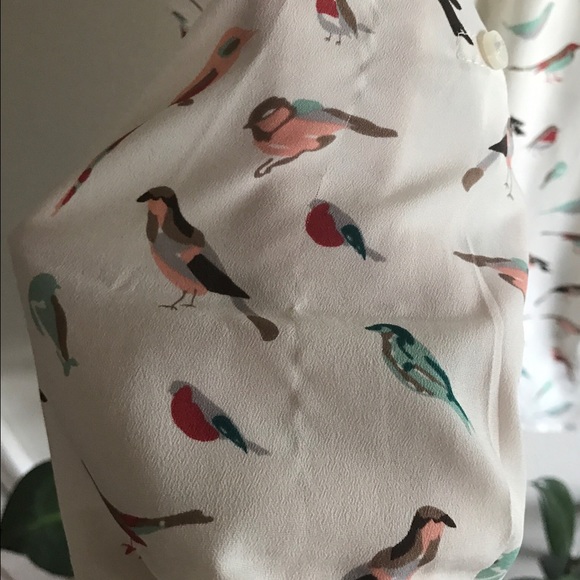 Ann Taylor bird blouse - Picture 4 of 4