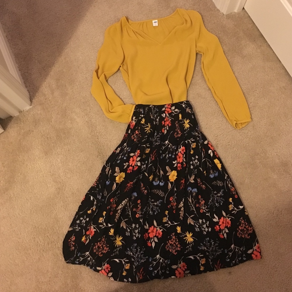 Adorable skirt and blouse, $15 for both!