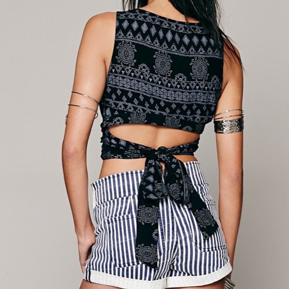 Free People Geo Wrap Tank