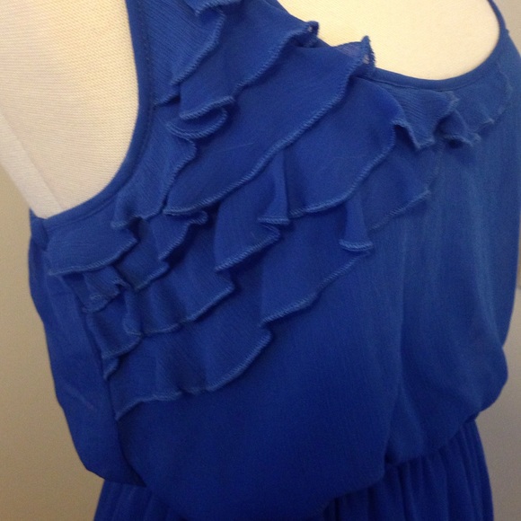 Royal blue cocktail dress - Picture 4 of 4