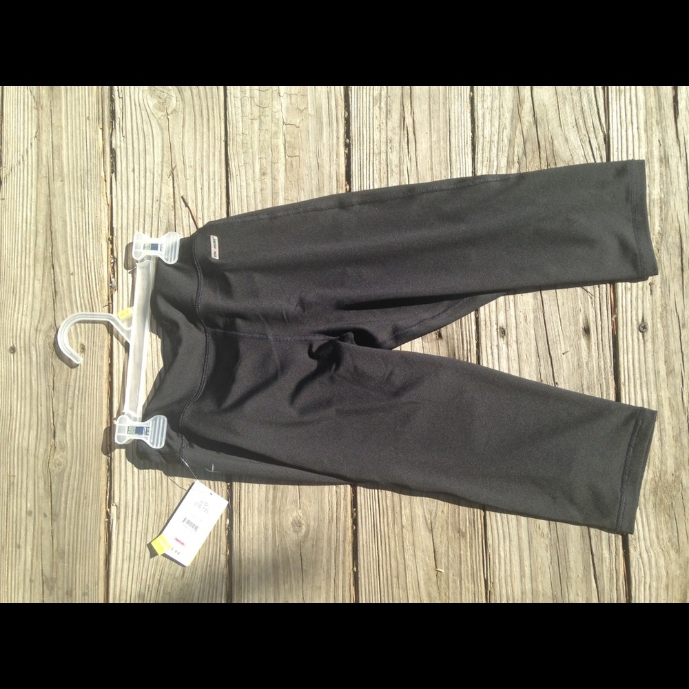 Children's black spandex leggings.