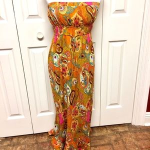 Multicolor maxi dress