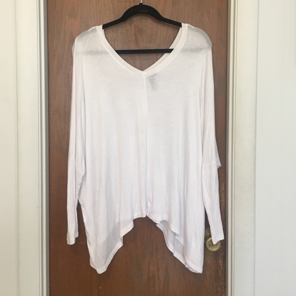 Cotton on thin white long sleeve shirt