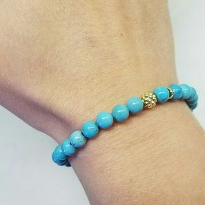 Lagos Caviar Turquoise Bracelet w/18k Gold
