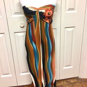 Multicolor maxi dress