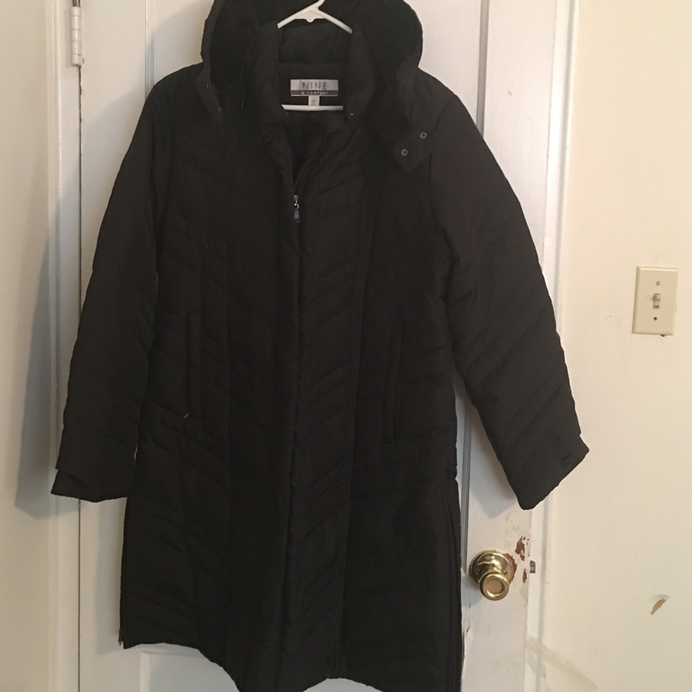 Nine & Company Quilted Full Length Coat
