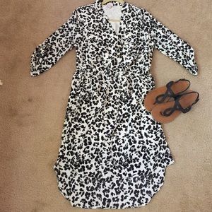 Animal Print Hi-Low Dress