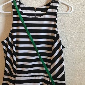 Black and white stripped dress 🌹