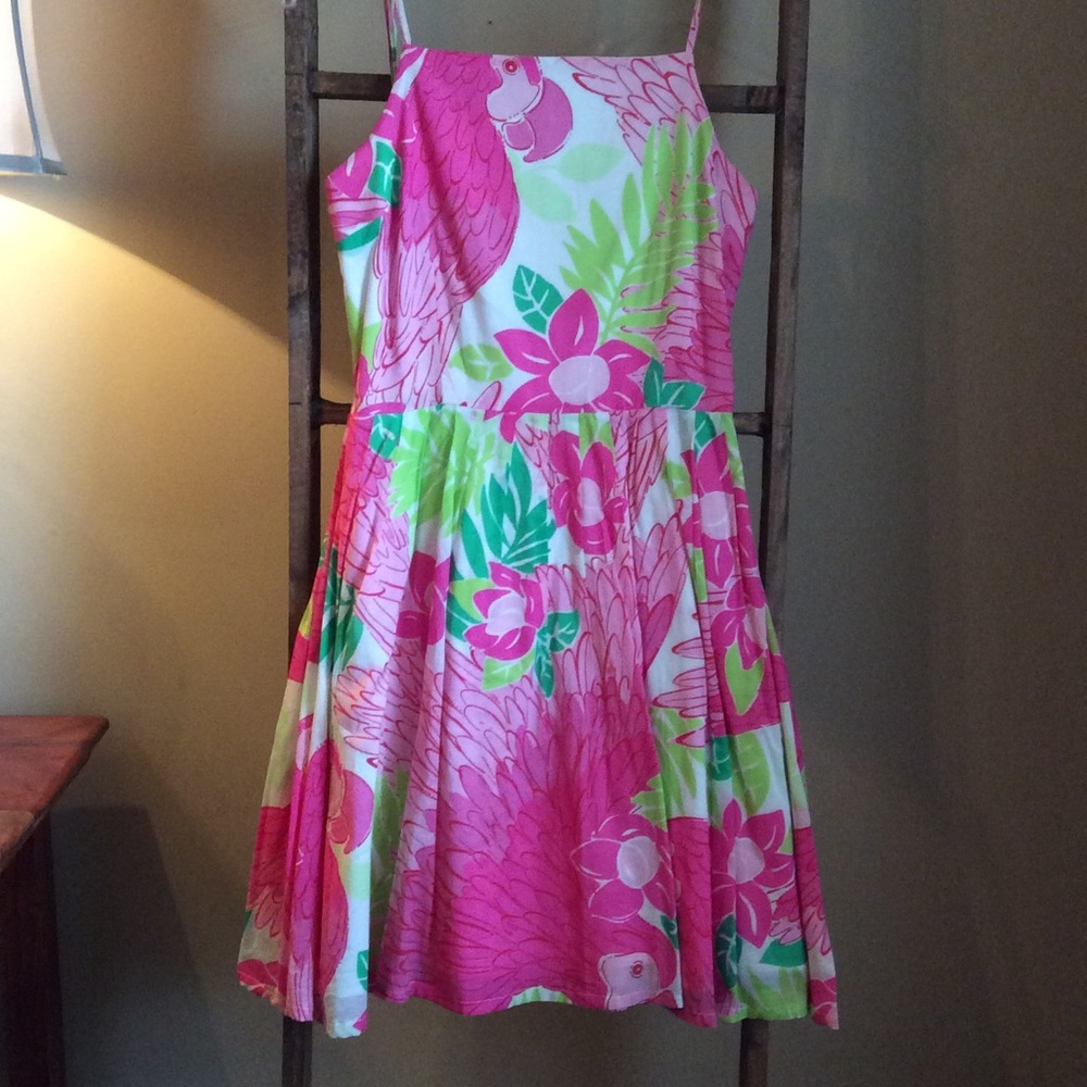 EUC Lilly Pulitzer Parrot Dress