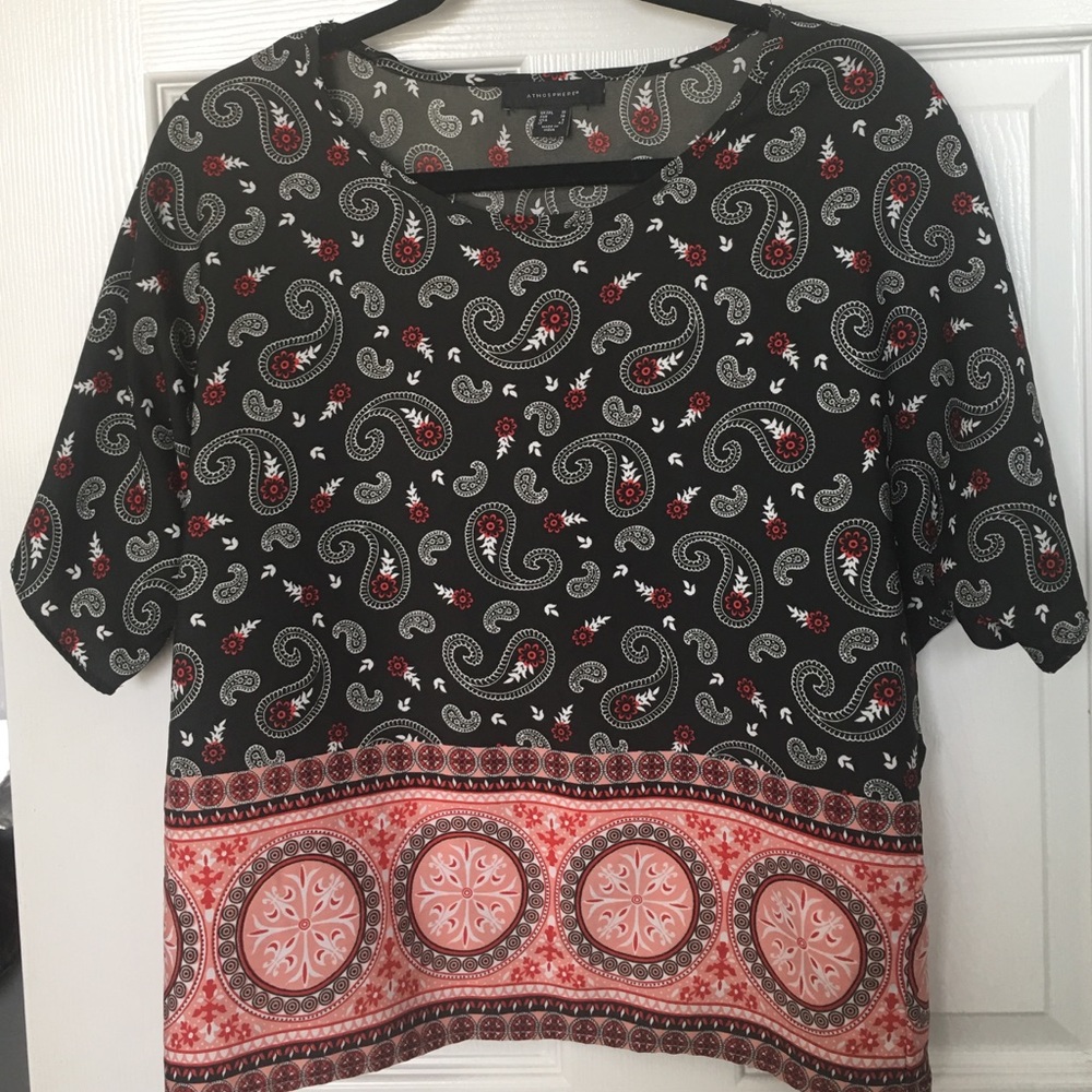 Black & paisley top!