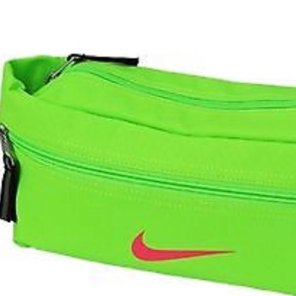 neon green nike fanny pack