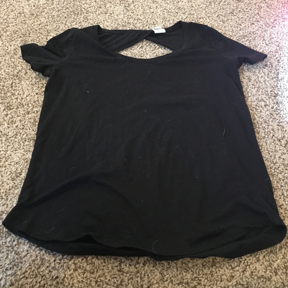 VS PINK open back tee