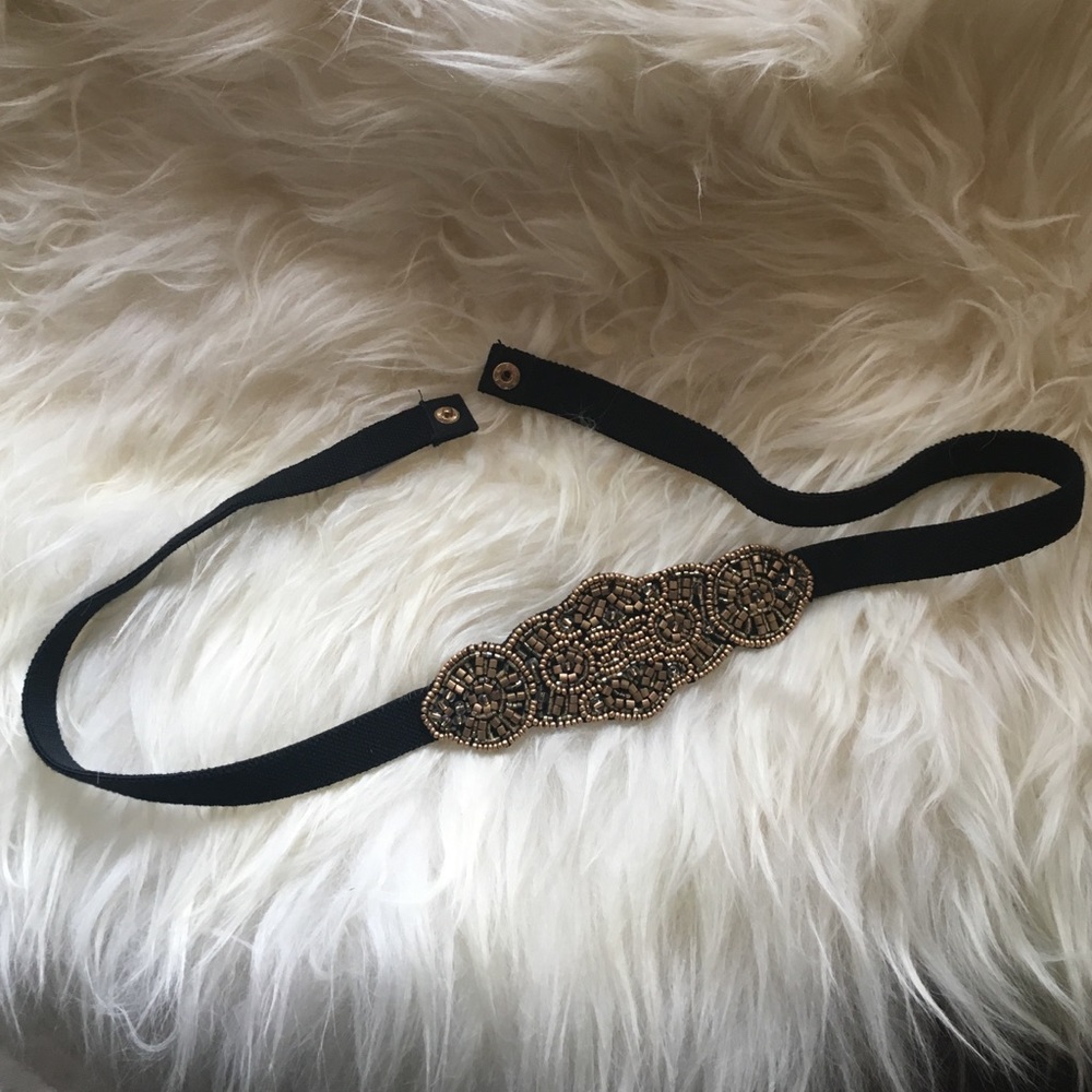 Nordstrom beaded stretch belt