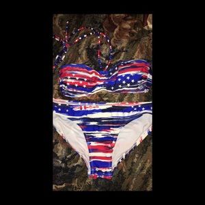 Two piece bathing suit