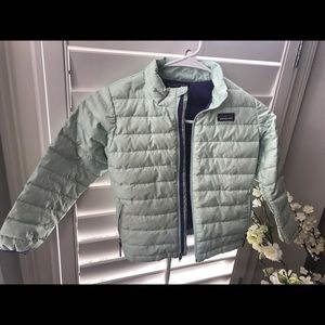 Mint girls Patagonia jacket