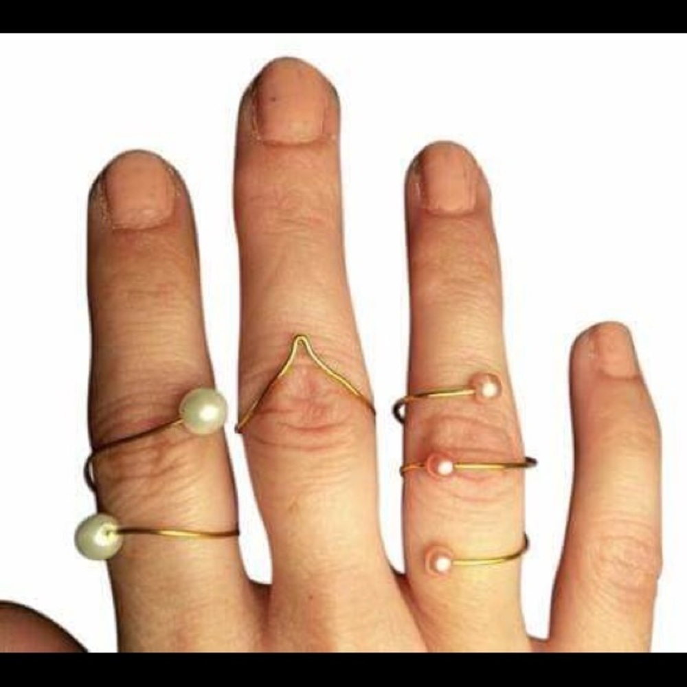 Preppy Adjustable Trend Rings Bundle!!!