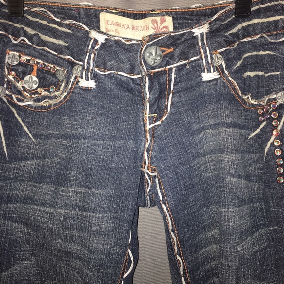 Laguna Beach jeans with Swarovski crystals - Picture 3 of 4