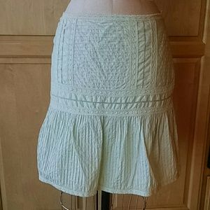 Mint green INC Cotton skirt