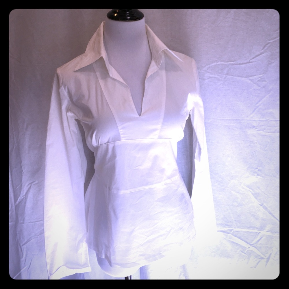 Deep V Neck Blouse