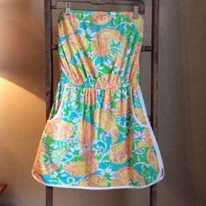 NWOT Lilly Pulitzer Strapless Dress/Shorts