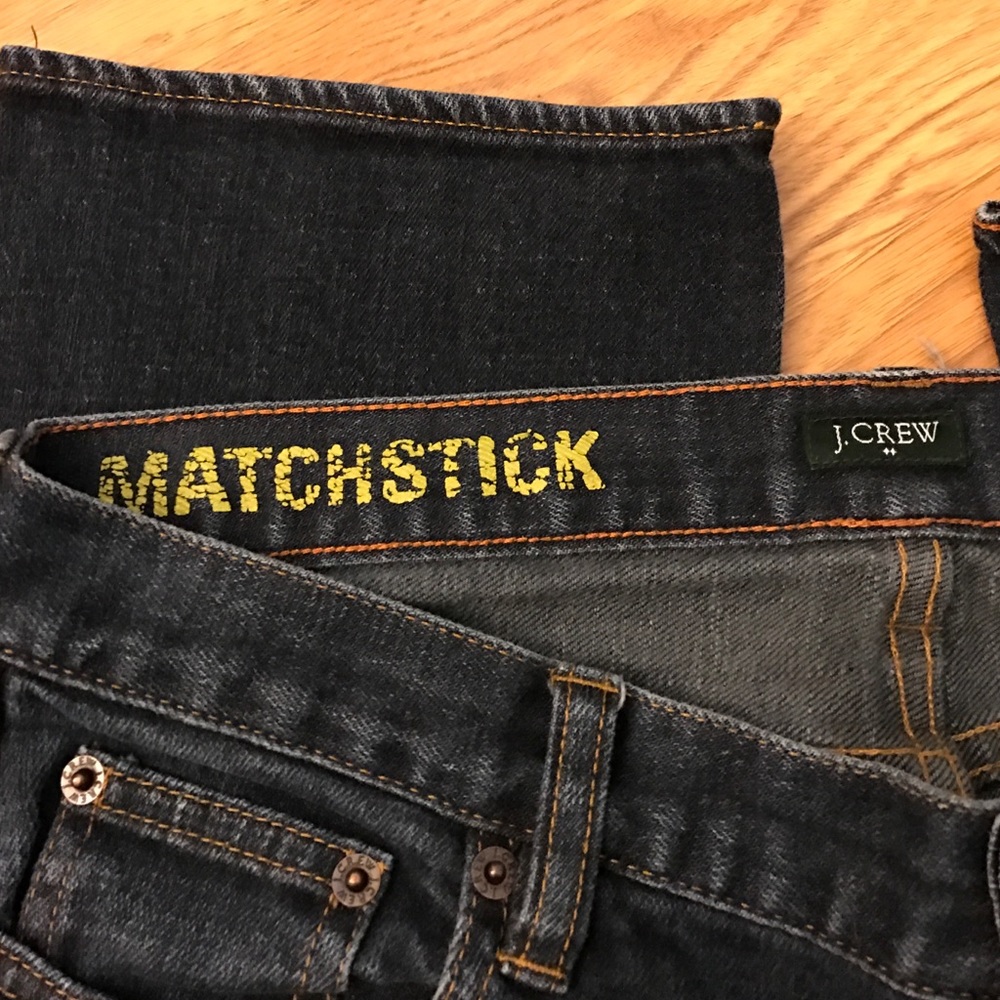 J. Crew ladies dark wash Matchstick jeans, sz. 30
