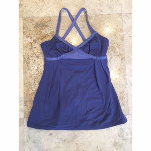 Lululemon Dark Periwinkle Dance Strap Tank