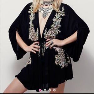 Free people pretty pineapple dress tunic M