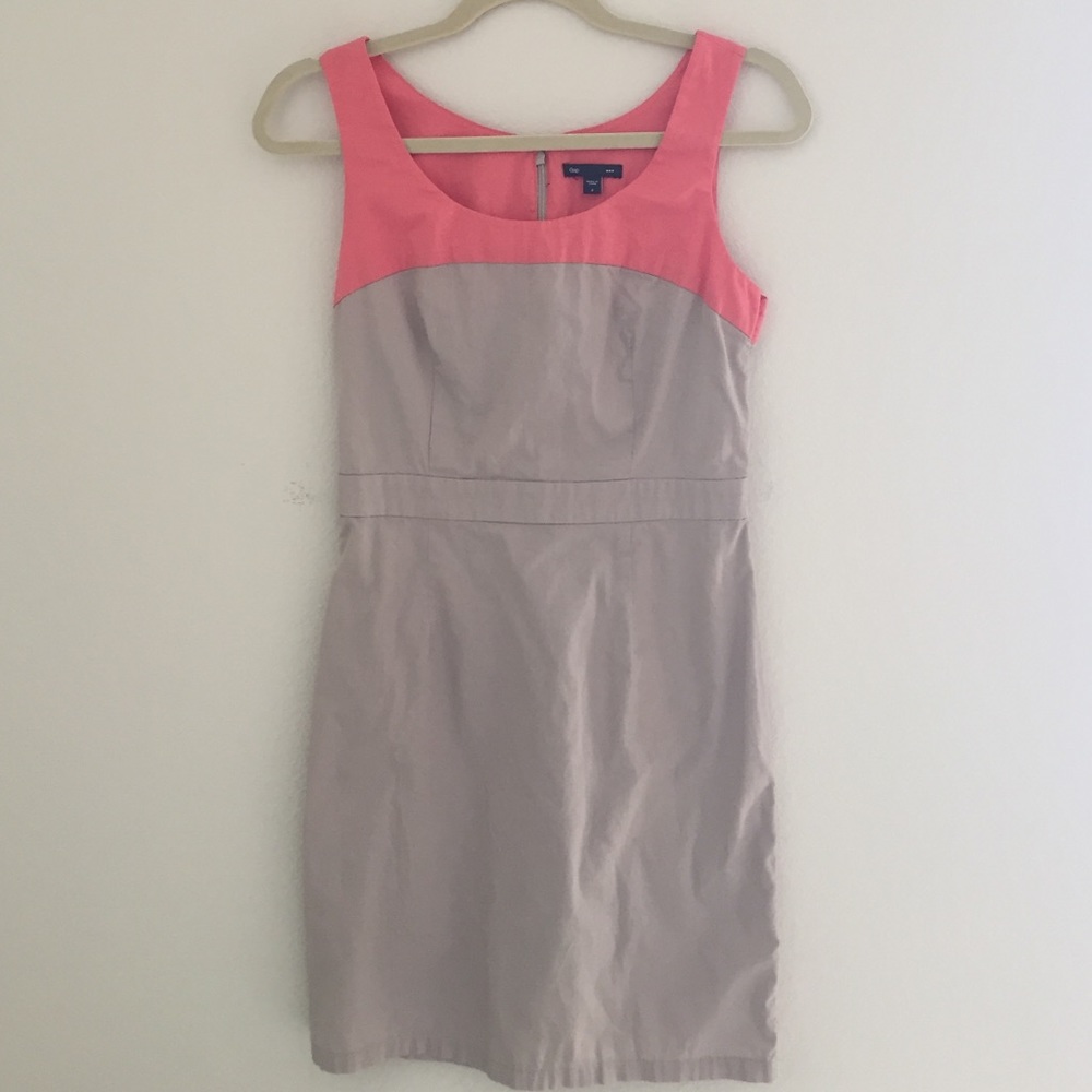 Gap Color Block Sleeveless Dress